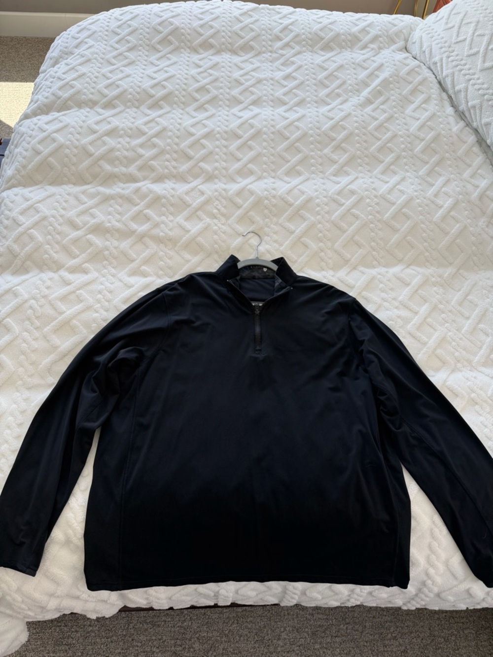 Greyson Black Quarter-Zip Long Sleeve Pullover